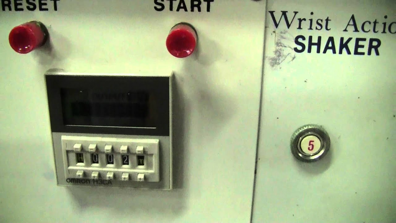 Burrell Wrist Action Shaker Model 75 YouTube