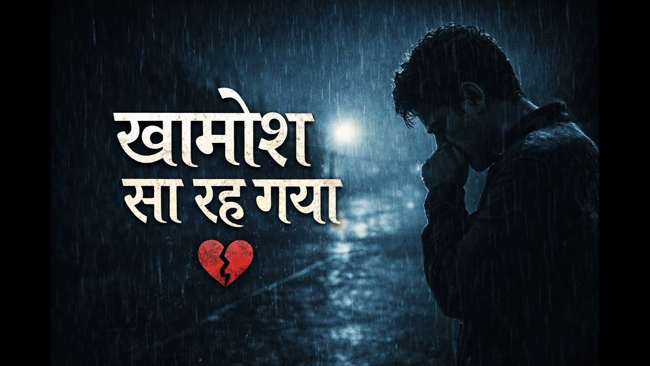 खामोश सा रह गया | Heart Touching Sad Song | Broken Heart Hindi Song