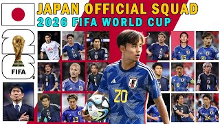 JAPAN OFFICIAL SQUAD | FIFA WORLD CUP 2026