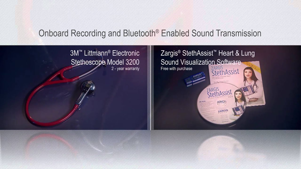 3M™ Littmann® Electronic Stethoscopes Onboard Recording & Sound Transmission YouTube