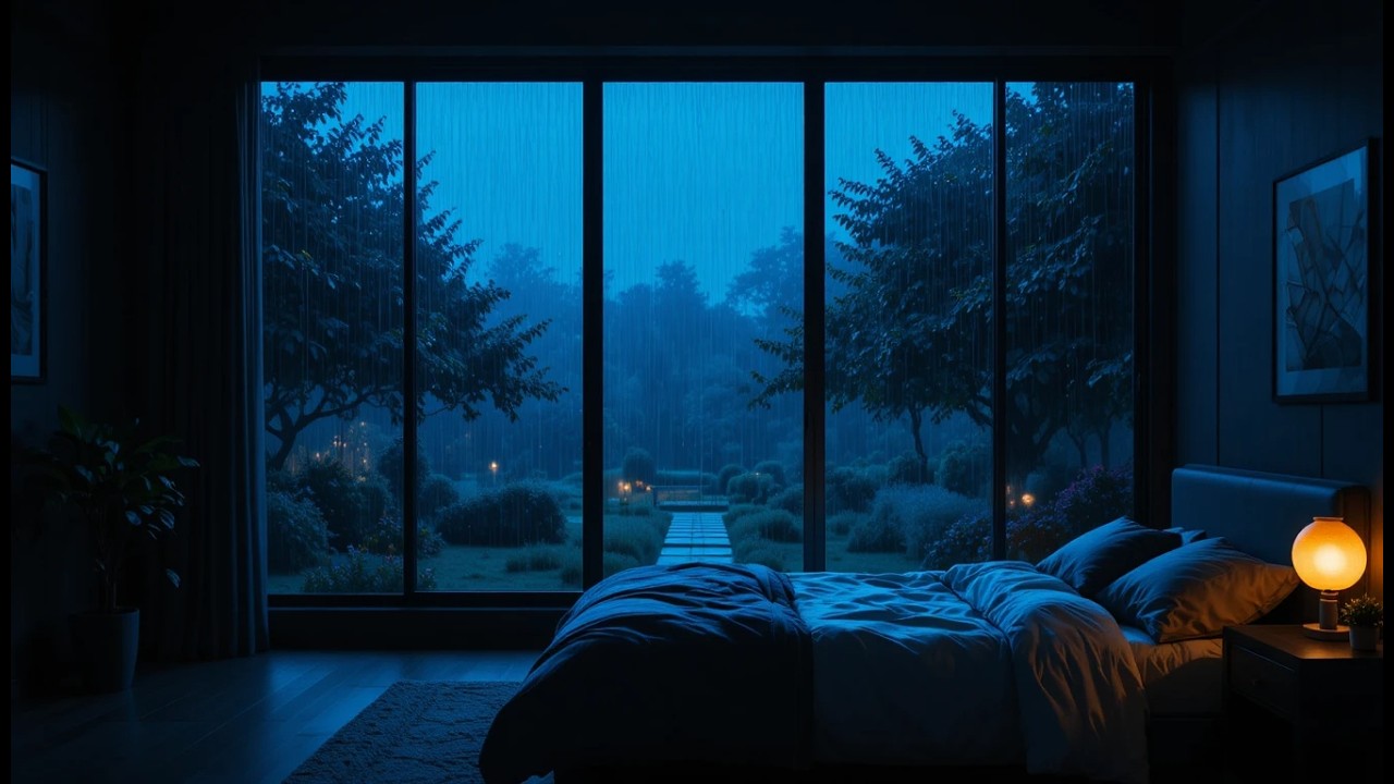 Heavy Rain for Deep Sleep 🌧️ Rain Sounds for Sleeping & Study Focus