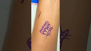 butterfly ? ll hand tattoo ll tattoo design viral shorts tattoo video rktemporaryart