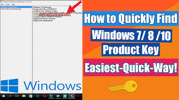 How to Find Windows 7/8/10 Product Key Quickly in Just 1 minutes