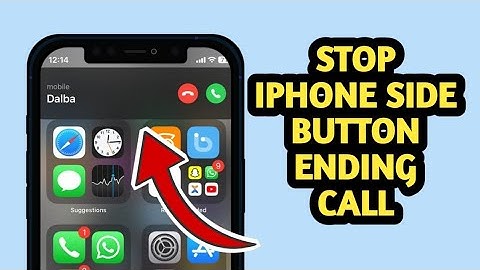 How to Stop Side Button from ending calls in iPhone