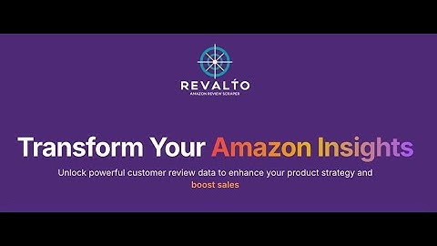 Revalto - The Smartest Amazon Review Scraper | Instantly Analyze Product Reviews with AI