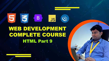 Web Development Complete Course HTML. CSS, Java Script, JQuery and Bootstrap : Part 9