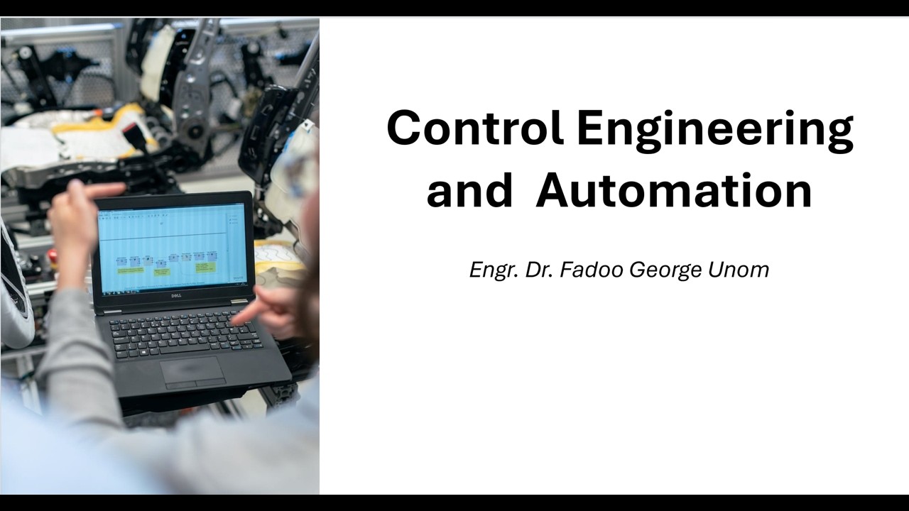 Introduction to Control Engineering and Automation Lecture 3 - YouTube