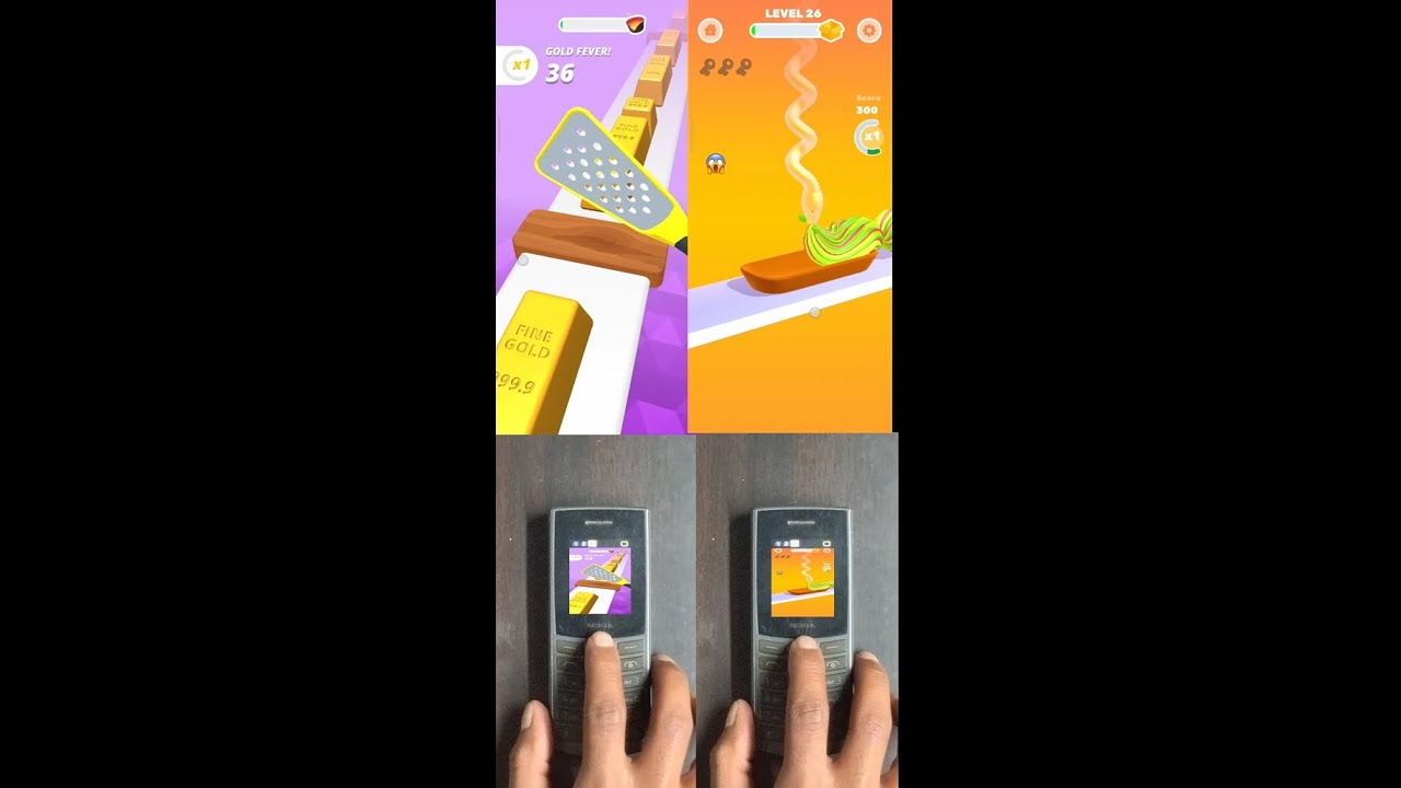 Perfect Cream and Perfect Slices Play in Nokia Phone