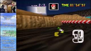 Mario Kart 64 Wario Stadium NSC 3lap in 3:42.30 (NTSC)