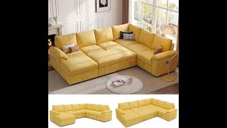 Prime day deal: SUAWY Sectional Sofa Review | Cloud Couch Comfort & Setup Demo