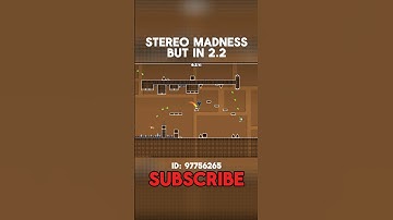 Stereo Madness if it was made in 2.2! #shorts