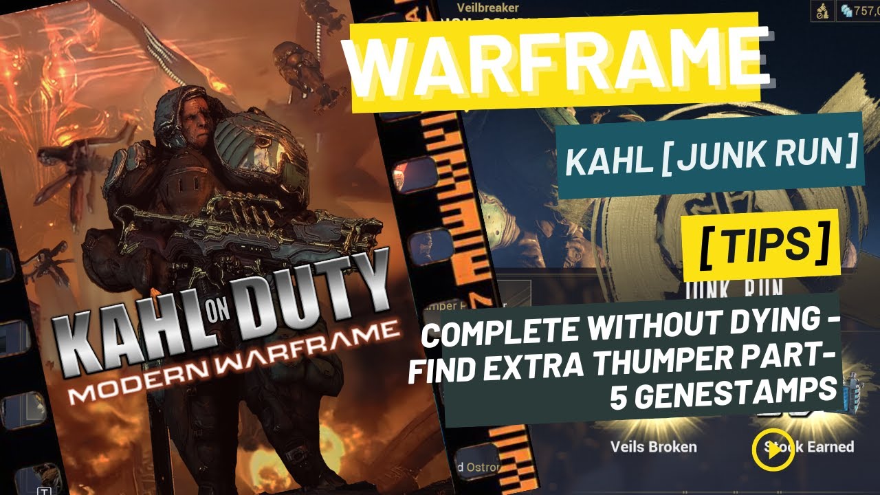 WARFRAME ] [ KAHL JUNK RUN ] HOW TO FIND EXTRA THUMPER PART 5
