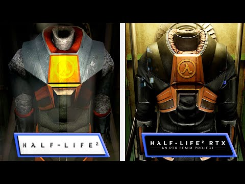 Half-Life 2 RTX | Early Graphics Trailer Comparison | Original vs Remake