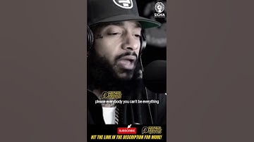 NIPSEY HUSSLE - BECOMING COMFORTABLE IN YOUR OWN SKIN #nipsey #nipseyhussle  #shorts