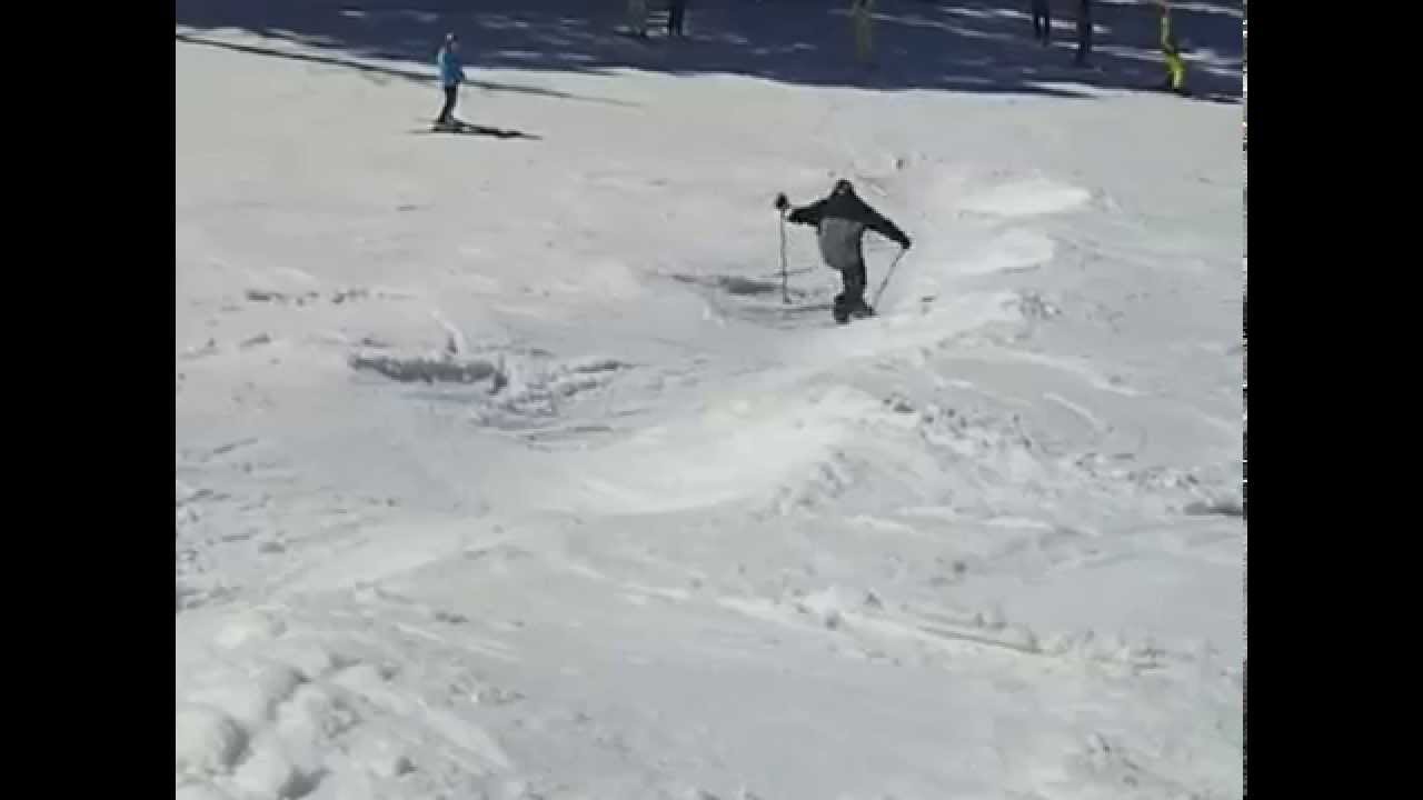 自衛隊スキー板 DE コブ YouTube