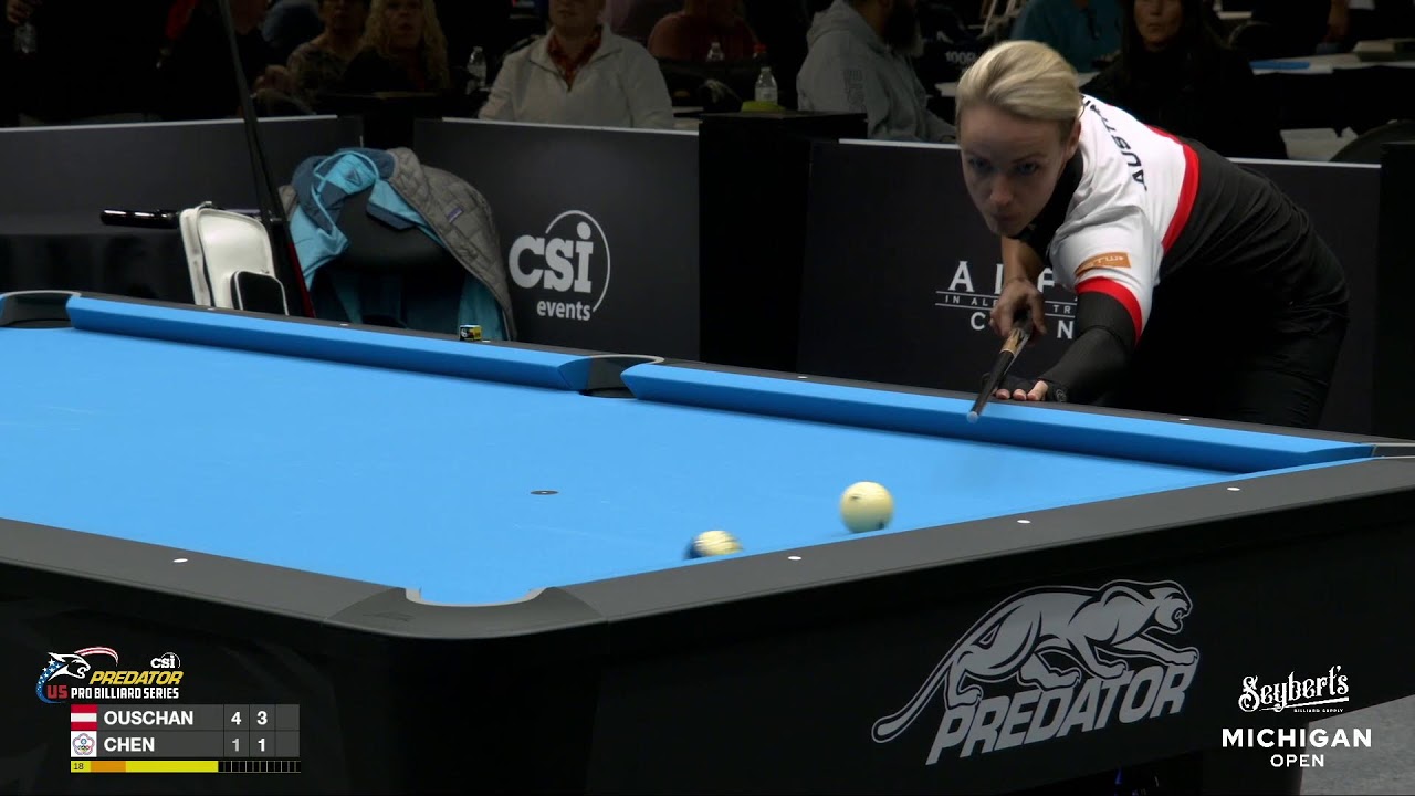 Jasmin Ouschan vs Chia Hua Chen ▸ 2022 Seybert’s Michigan Open▸Predator Pro Billiard Series
