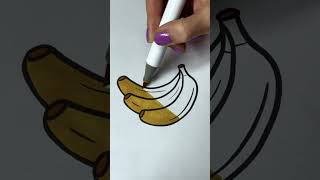 Bananas 🍌 #colorwithme #bananas #oddlysatisfying #oddlysatisfyingvideo #coloring #coloringpage