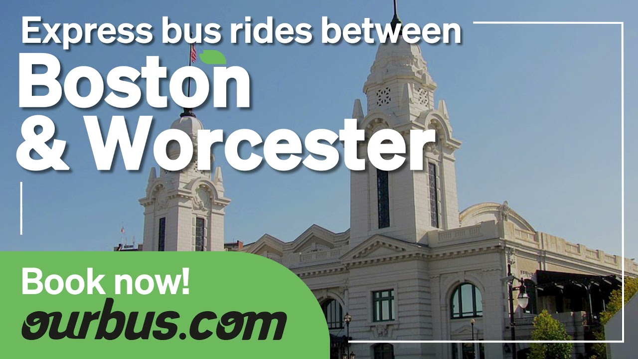 Now offering express bus trips between Boston & Worcester!