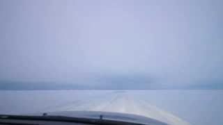Winter drive - Finland, Hailuoto ice road