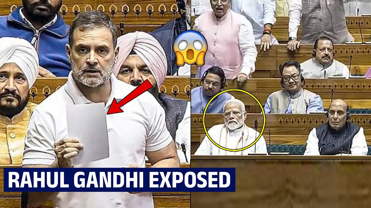 Rahul Gandhi Powerful Speech in Lok Sabha | PM Modi | Congress Vs BJP ...
