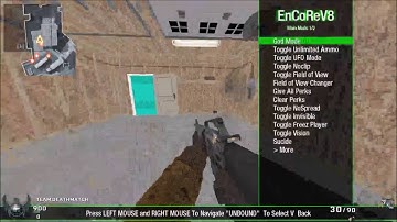 (Black Ops 1) EnCoRe v8 Mod Menu Showcase and game error!