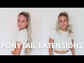 INSERT NAME HERE (INH Hair) REVIEW | INH PONYTAILS JORYDNN & BRIT!