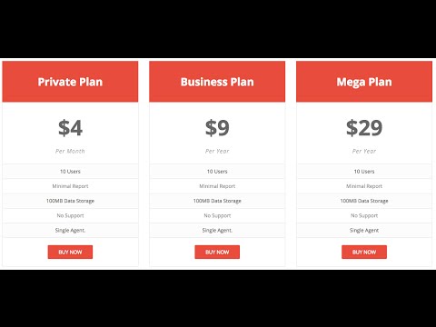 WordPress Pricing Table Plugin