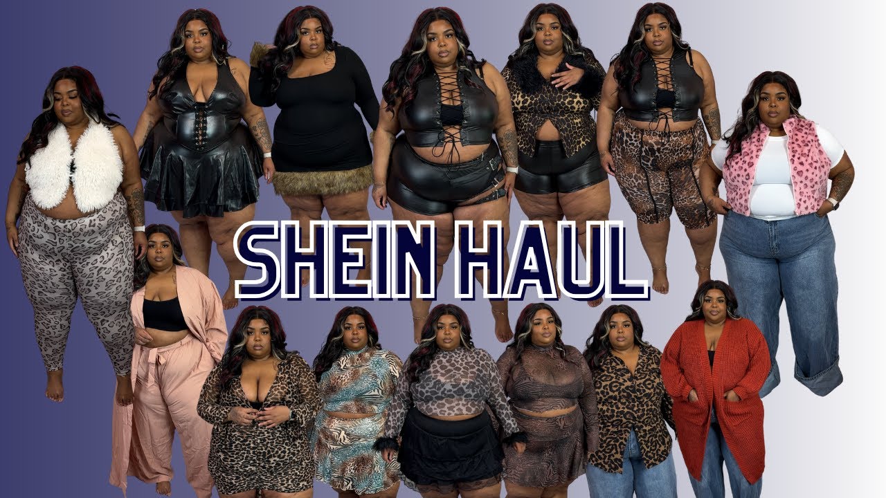 Примерка 30 товаров всего за 2 доллара! | Большие размеры Shein Haul — анималистичный принт + мод...