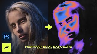 Turn ANY PHOTO Into Blurry Exposure Heatmap Shirt Design | PHOTOSHOP TUTORIAL (+FREE ASSET)