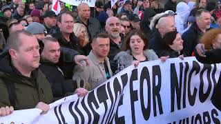 Tommy Robinson Supporters Met By Counter-Protesters In Telford