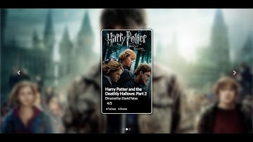 HTML || CSS Movie Review System UI with Carousel - Part 1