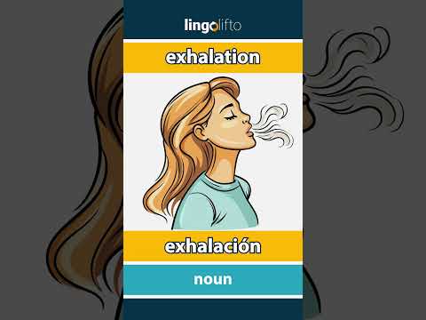 Exhalation Exhalación Learn English Aprendamos Inglés Vocabulary Builder 