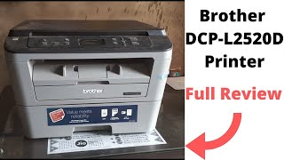 Brother Dcp L2520d Laser Printer With Auto Duplex Printing Unboxing And Review Youtube