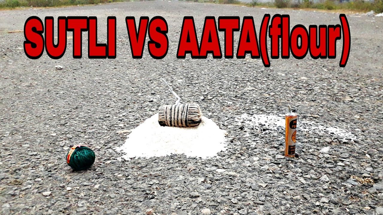SUTLI NAZI VS Gehu ka AATA(Flour) 2018 😱