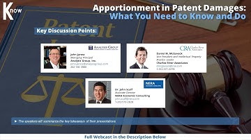 Apportionment in Patent Damages CLE: What to Know