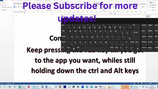 How to switch from one application to another, shortcut to switch to another app without closing screenshot 3