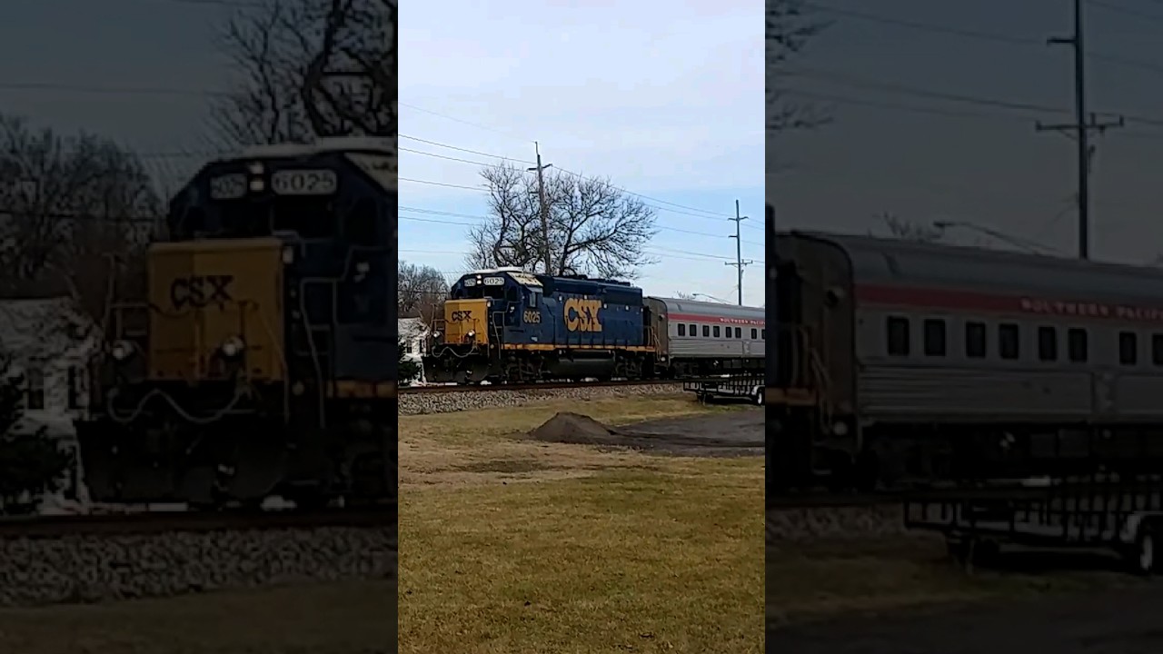 CSX Geometry Train flies past on the Toledo Sub!