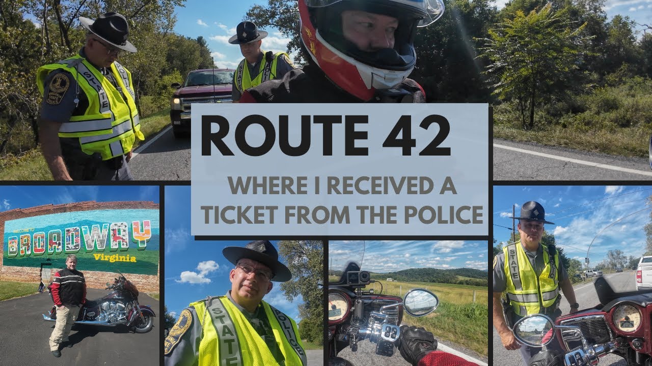 Getting A Ticket From The Police. Part 2 Of Indian Motorcycle Ride On ...