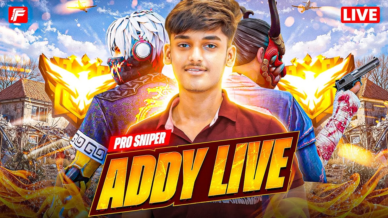 ADDY IS BACK  || 🙉⚡FREE FIRE LIVE GAME PLAY @RaiStar @GyanGaming@ugayushshorts168