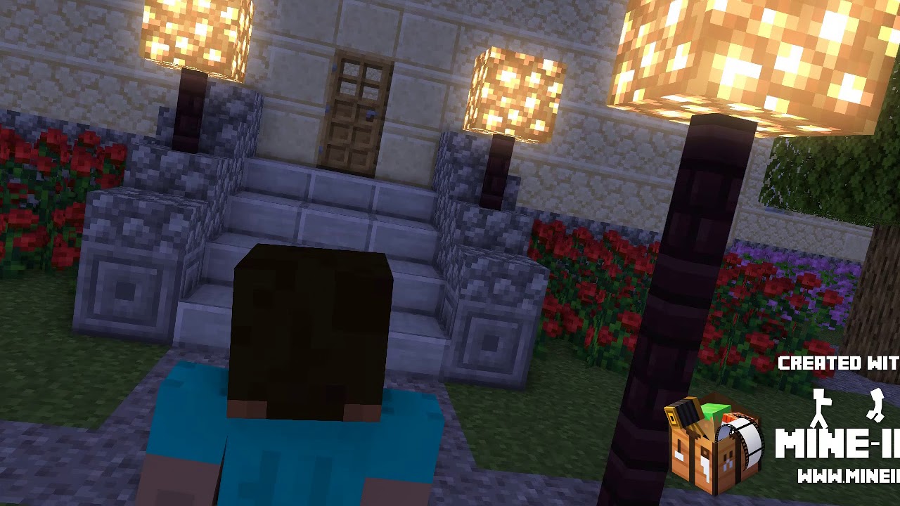 Minecraft Animation Shorts | Steve sees and walks to the mansion - YouTube