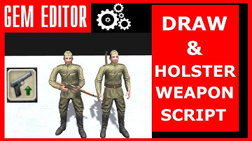 Draw and Holster Weapon Script: Men of War Assault Squad 2 GEM Editor Tutorial