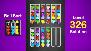 Ball Sort Puzzle Solution Level 326