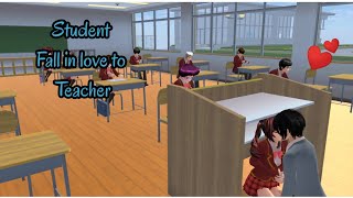 Student fall in love to teacher💕 SakuraSchoolSimulator Lovestory |Shortfilm screenshot 5