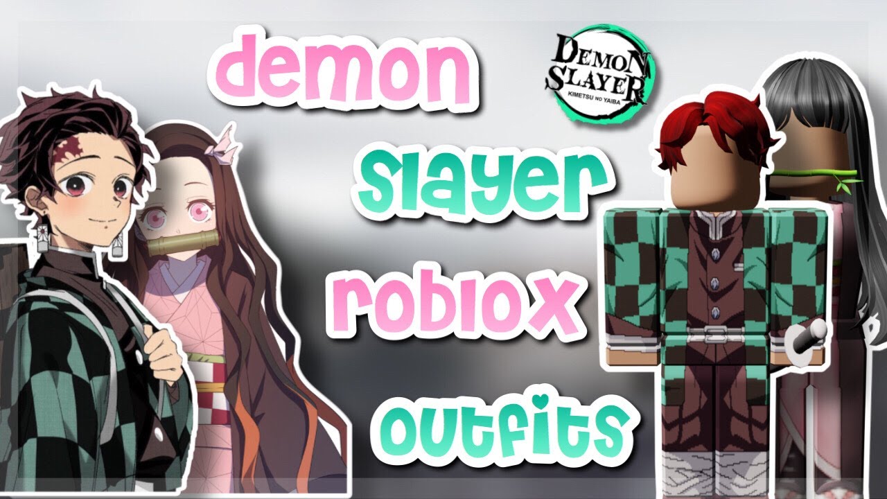 Demon Slayer Anime Cosplay Outfits With Codes And Links Roblox Youtube - demon slayer corps uniform roblox t shirt