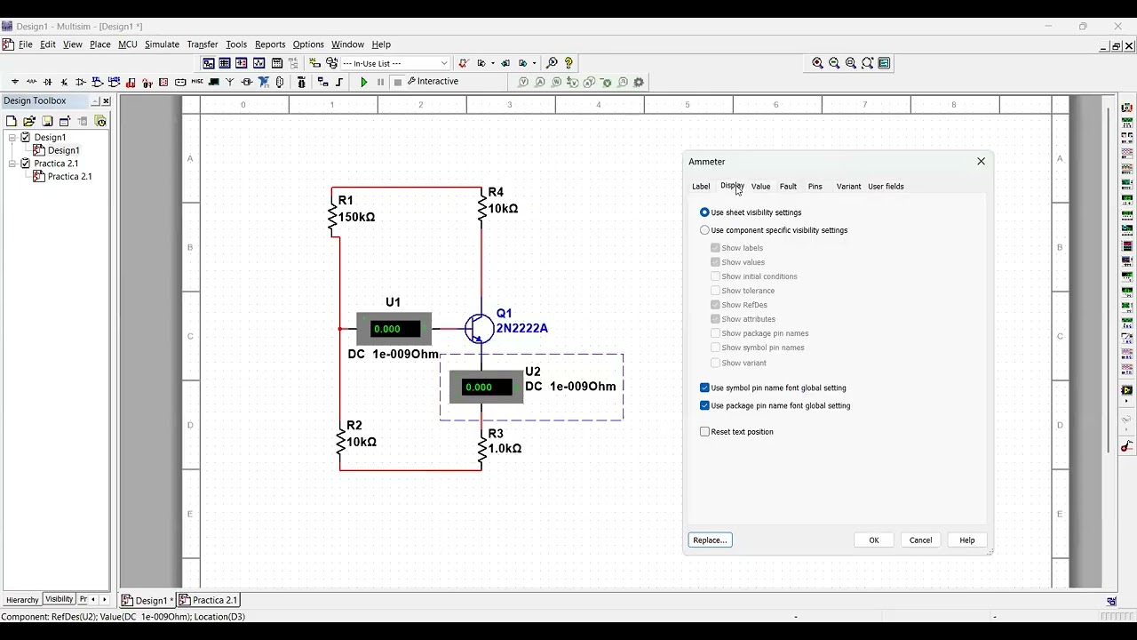 Práctica No  05 Polarización del BJT