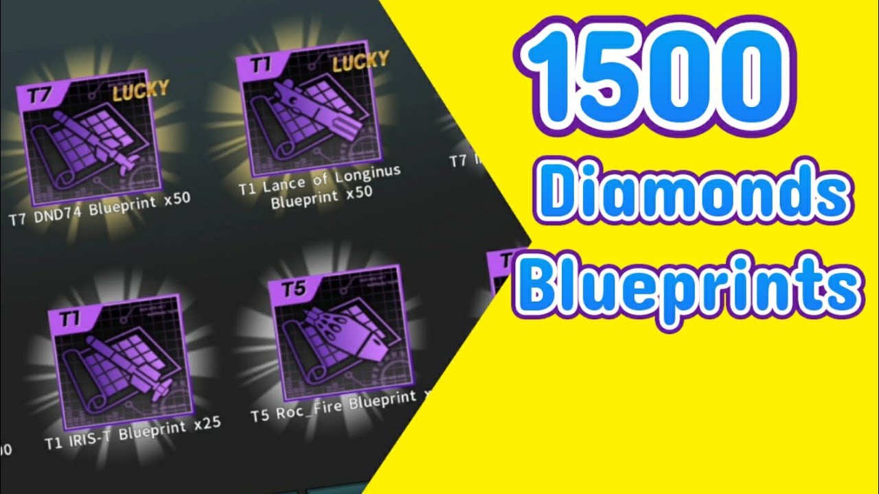 Spending 1500 Diamonds to get Special Aircraft Blueprints
