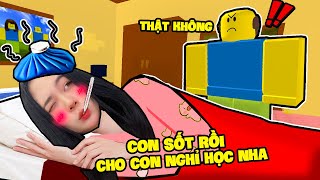 SAMMY TRỐN BA ĐỂ NGHỈ HỌC | THỬ THÁCH GIẢ SỐT ĐỂ BA CHO NGHỈ HỌC TRONG ROBLOX