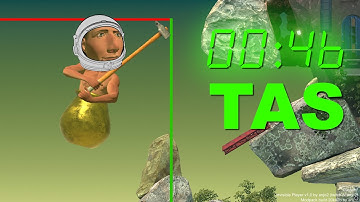 Getting Over It Space% TAS (Tool-assisted speedrun)