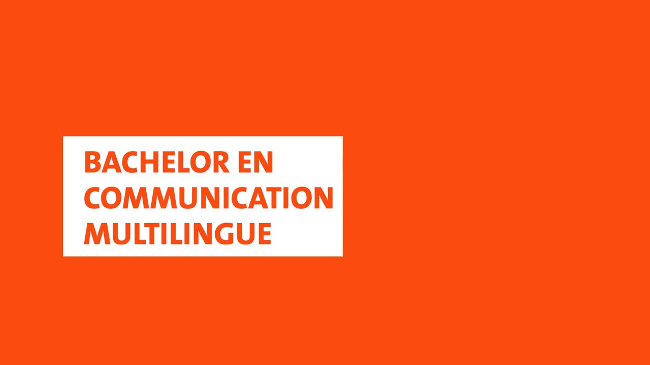 Bachelor en communication multilingue