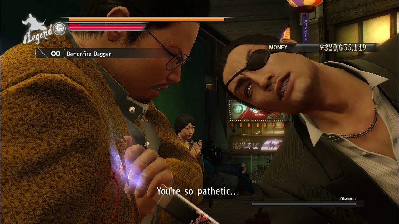Yakuza 0 Majima Legend Style with Receive And Bite You YouTube